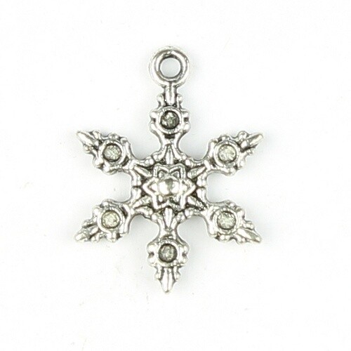 Charmes flocon de neige 2 pièces