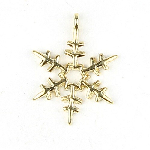 Charmes flocon de neige 3 pièces