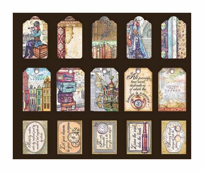 Sticker set spacetime traveler