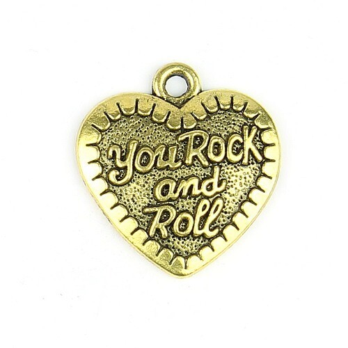 Bedels  you rock and roll hart 2 stuks