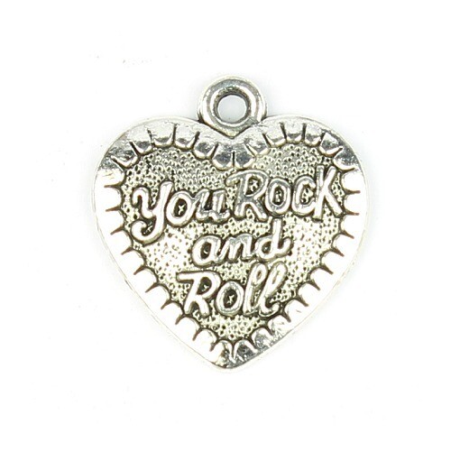 Bedels you rock and roll hart 2 stuks