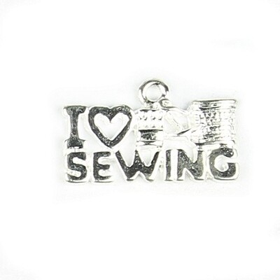 Bedels i love sewing 3 stuks