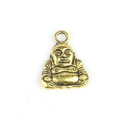 Bedels boeddha antique goud 3 stuks