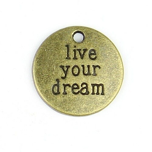 Bedels live your dream 2 stuks