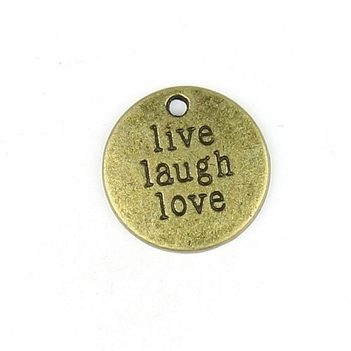 Bedels live laugh  love 2 stuks