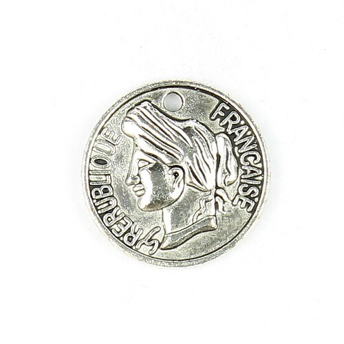 Bedels munt française 2 stuks
