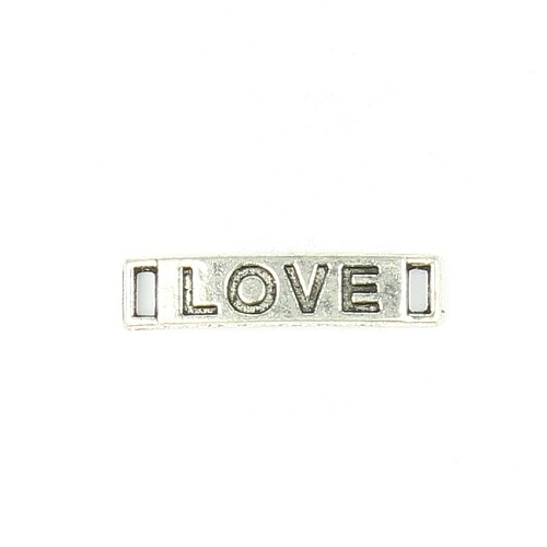 Bedels label love 3 stuks