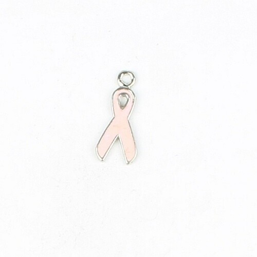 Bedels pink ribbon 3 stuks