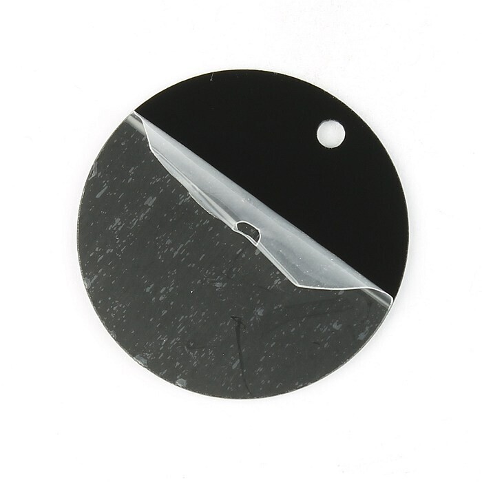 acryl ronde ornamenten zwart