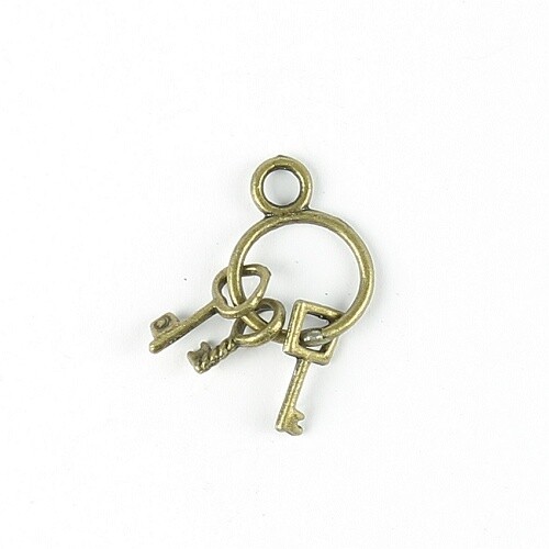 Charms bunch of keys 3 pcs