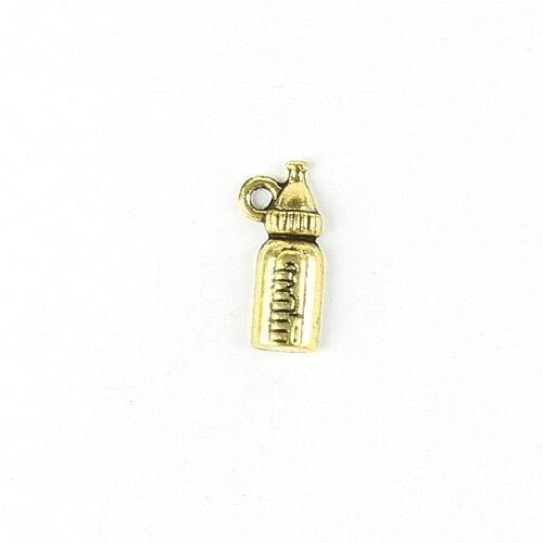 Charms baby bottle gold 3 pcs