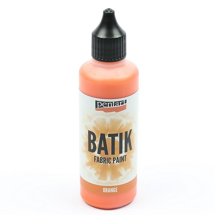 Batikverf oranje