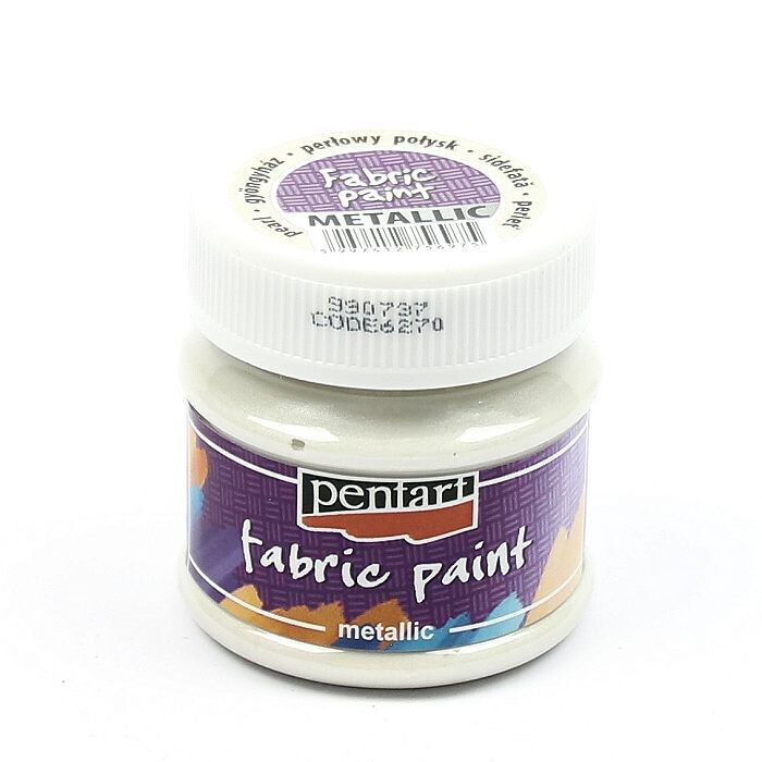 Fabric paint metallic pearl