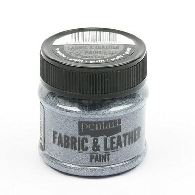 Fabric and leather paint glitter graphite
