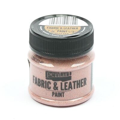 Fabric and leather paint glitter bronze