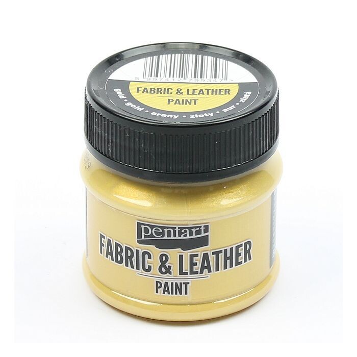 Fabric and leather paint gold