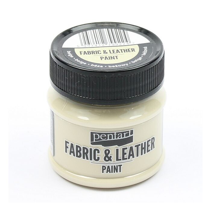 Fabric and leather paint beige