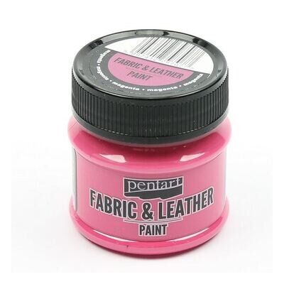 Fabric and leather paint magenta
