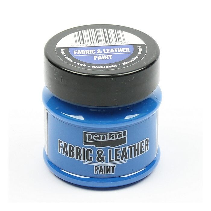 Fabric and leather paint blue