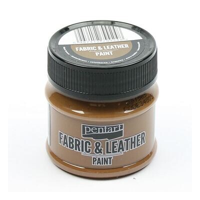 Fabric and leather paint dark brown