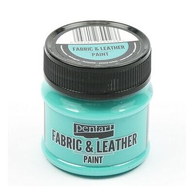 Fabric and leather paint turquoise-green