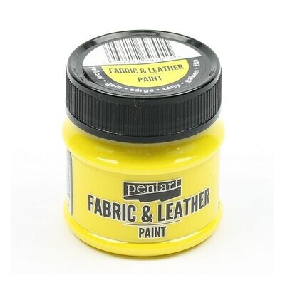 Fabric and leather paint yellow