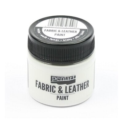 Fabric and leather paint white