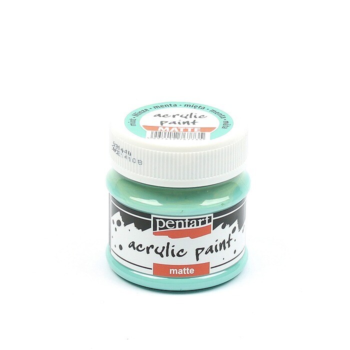 Pentart acrylic paint matte menta