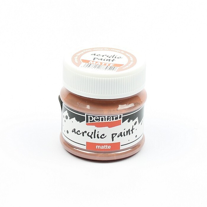 Pentart acrylic paint matte vintage lilac