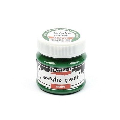 Pentart acrylic paint matte green