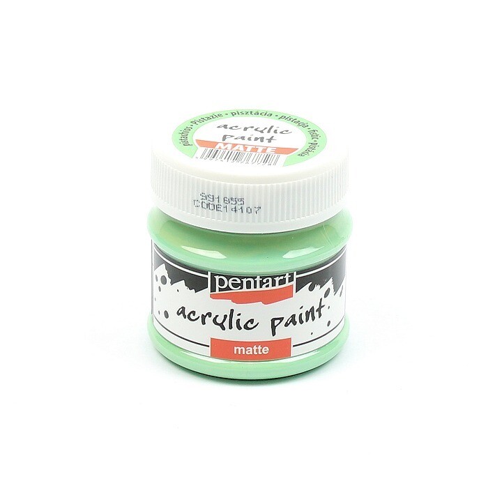 Pentart acrylic paint matte pistachios
