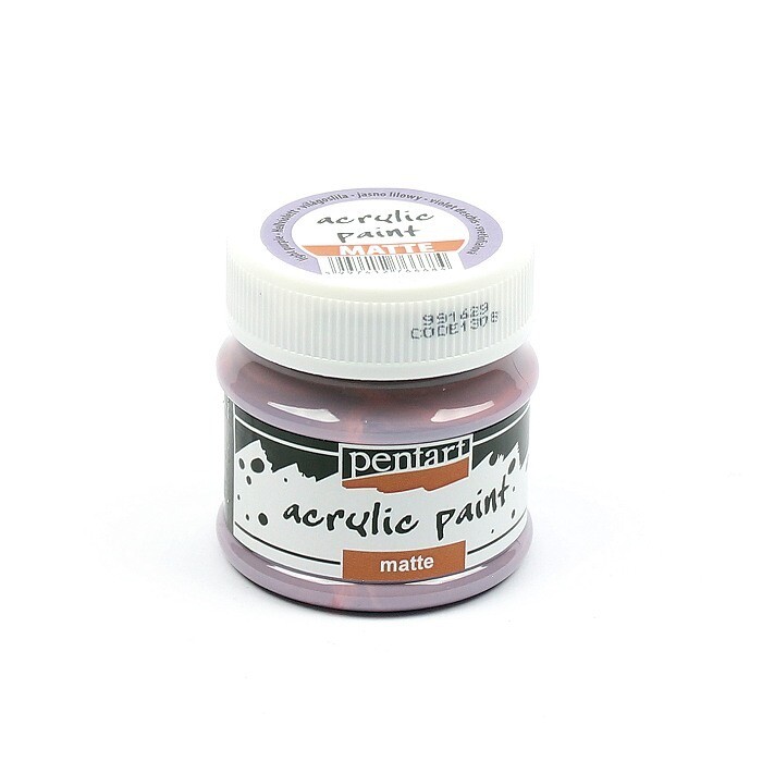 Pentart acrylic paint matte light purple