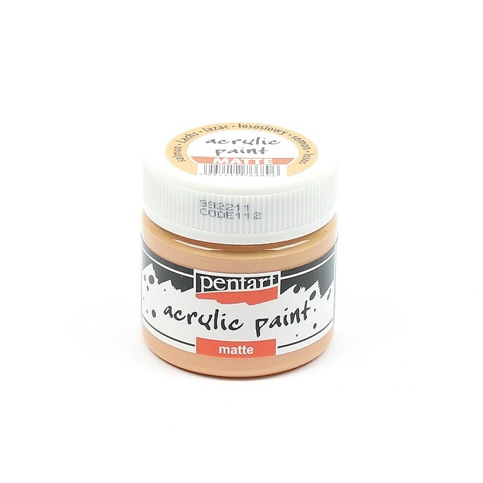 Pentart acrylic paint matte salmon