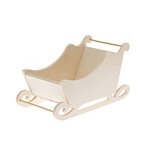Houten slee