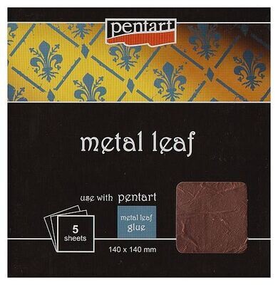 Pentart metal leaf foils copper