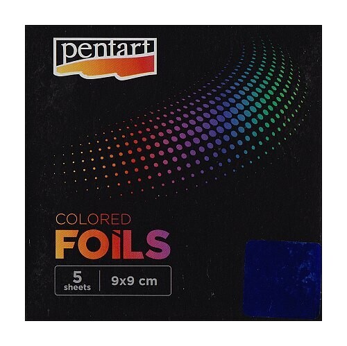 Pentart colored foil sheets dark blue