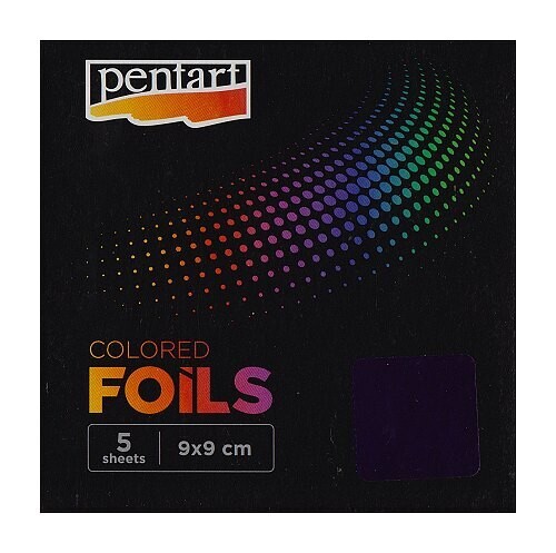 Pentart colored foil sheets dark purple