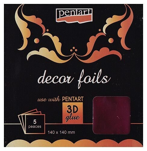 Pentart decor foils magenta