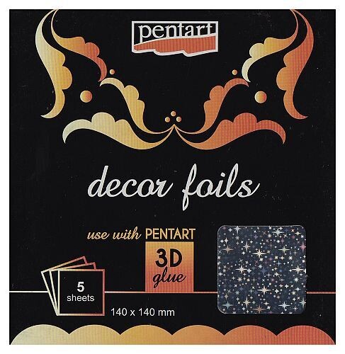 Pentart decor foils hologram galaxy