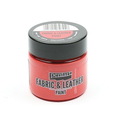 Fabric and leather paint red