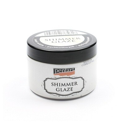 Shimmer glaze pearl white