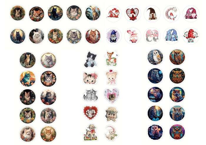 Sticker set 50 stuks