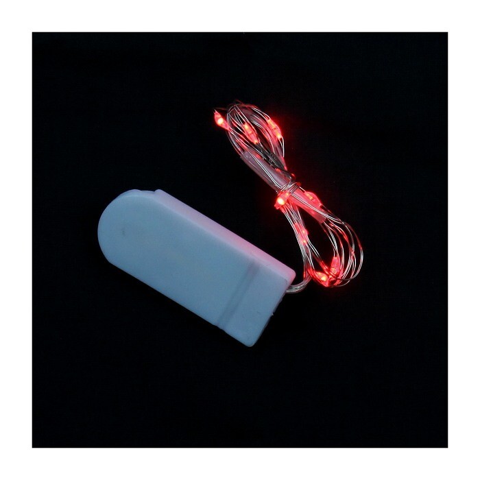 LED lamp cord red 1 meter