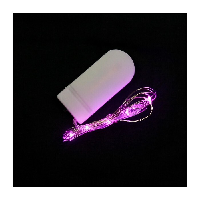 LED lamp cord pink 1 meter
