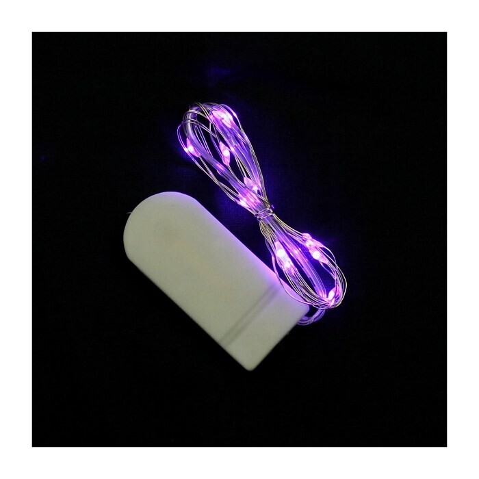 LED lamp cord blue purple 1 meter