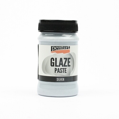 Glaze paste silver