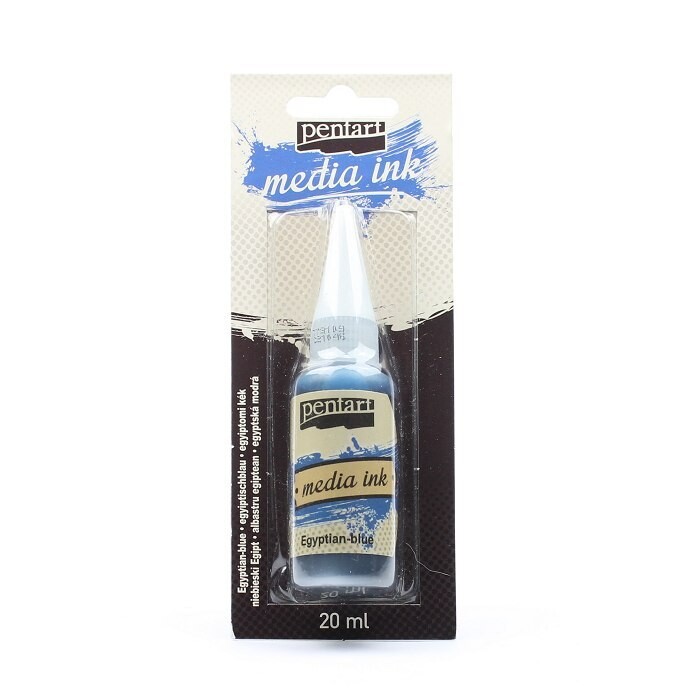 Media ink Egyptian blue