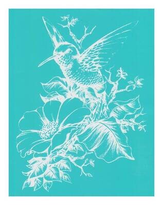 Silk screen stencil Birds