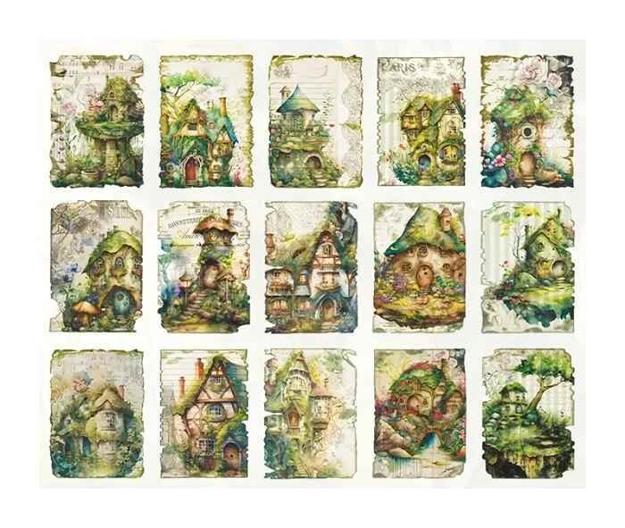 Papier déco Maisons fantastiques