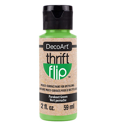 Thrift flip Parakeet Green